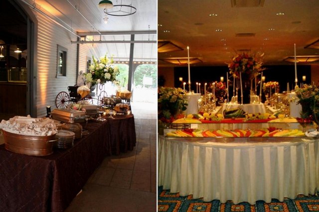 down south delights, nashville, caterer, buffet, fruit, barn, ballroom